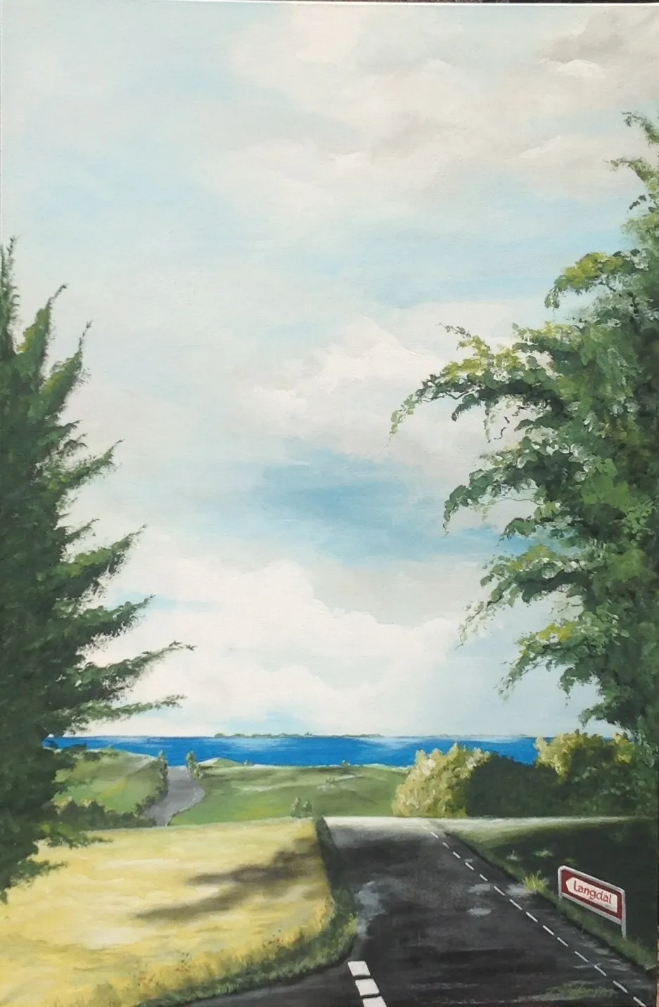 Maleri nr 17 100 cm X 150 cm